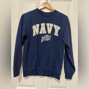 Vintage US Navy Midshipmen Crewneck Sweatshirt Mens Size Small